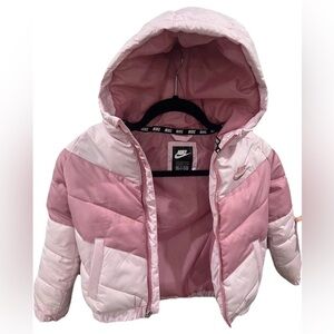 Nike Light Pink Hooded Jacket